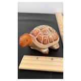 Fenton hand painted turtle. A. Vanzile