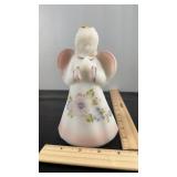 Fenton hand painted angel "Hibiscus" S. Miller