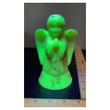 Fenton hand painted angel Alice Farley. The