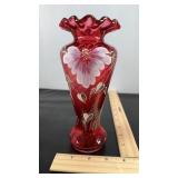 Fenton hand painted vase. Kimberly Wanstreet