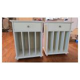 2 small desk top organizers