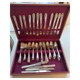 Mixed lot of silver plated flatware