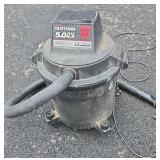 Craftsman 5hp 16gallon shop vac missing 1 wheel