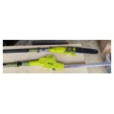Sunjoe extend pole saw and hedge trimmer