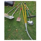 Lot of yard tools