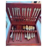 Mixed lot of silver plate flatware