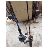 2 fishing poles