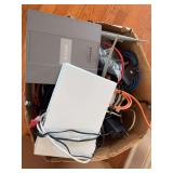 Large box of networking components