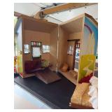 Small wood doll house