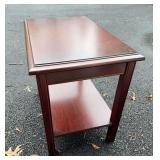Cherry finish end table