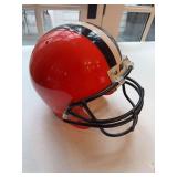 Browns colors football helmet