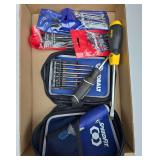 Flat of kobalt screw driver and wrenches