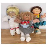 3 Cabbage patch dolls