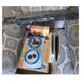 Furniture sliders and 2 umbrellas