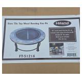 Slate tile top fire pit