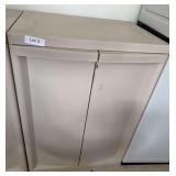 Sterilite plastic storage cabinet