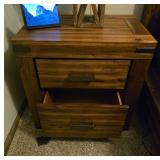 Pair of end tables ONLY lamps and contents NOT INCLUDED