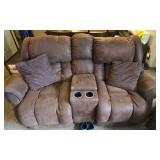 Microfiber loveseat