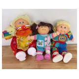 3 Cabbage Patch dolls