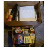 Lot of post it notes and printer paper