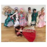 Barbie dolls as shown