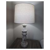 Pair of lamps. 32” tall by 15” lamp shade