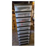 Tall plastic organizer