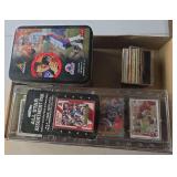 Flat of 90s sports cards