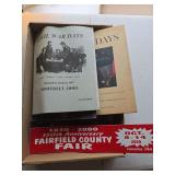 Flat of Ohio and American history books and ephemera