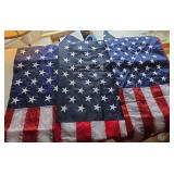 3 newer polyester American Flags 5ftx3ft