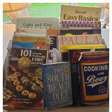 Box of cook books