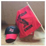 Fairfield union shadowbox hat and flag