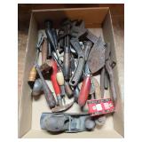 Flat of antique mixed tools