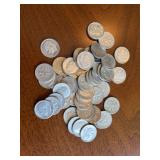 50 90 percent silver dimes (1964 or earlier