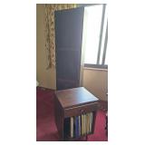 2 cabinets and vinyls