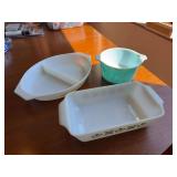 3 Pyrex pieces as shown