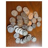 50 Jefferson nickels