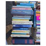 6 flats of religion books and mixed