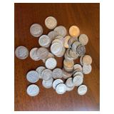 50 90 percent silver dimes (1964 or earlier