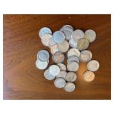 30 90 percent silver dimes (1964 or earlier