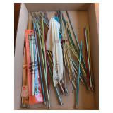 Flat of knitting needles