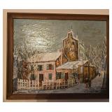 5 small painted wall art