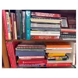 Large group of books on fire fighting
