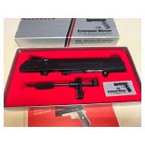 Crosman Blaser .177 caliber pellet gun conversion kit for Colt .45 Series 70 and earlier pistols, housed in its fitted original box with conversion components and instructions as shown.