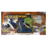 Books and magazines on aviation, flying, pilots