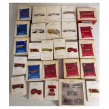 Large collection of boxed Hallmark Keepsake Lionel train ornaments featuring locomotives, tenders, cabooses, passenger cars, boxcars and train sets. Includes numerous Collector’s Series and series-e