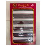 Bachmann Classic Collector Series HO scale 6-unit deluxe Norfolk & Western passenger car set in original window box. Maroon passenger cars feature Norfolk & Western lettering.