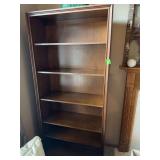 Large book shelf made of wood