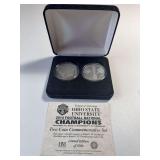 2014 Ohio state 2 coin commemorative set against Oregon