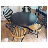 Round table and 4 chairs